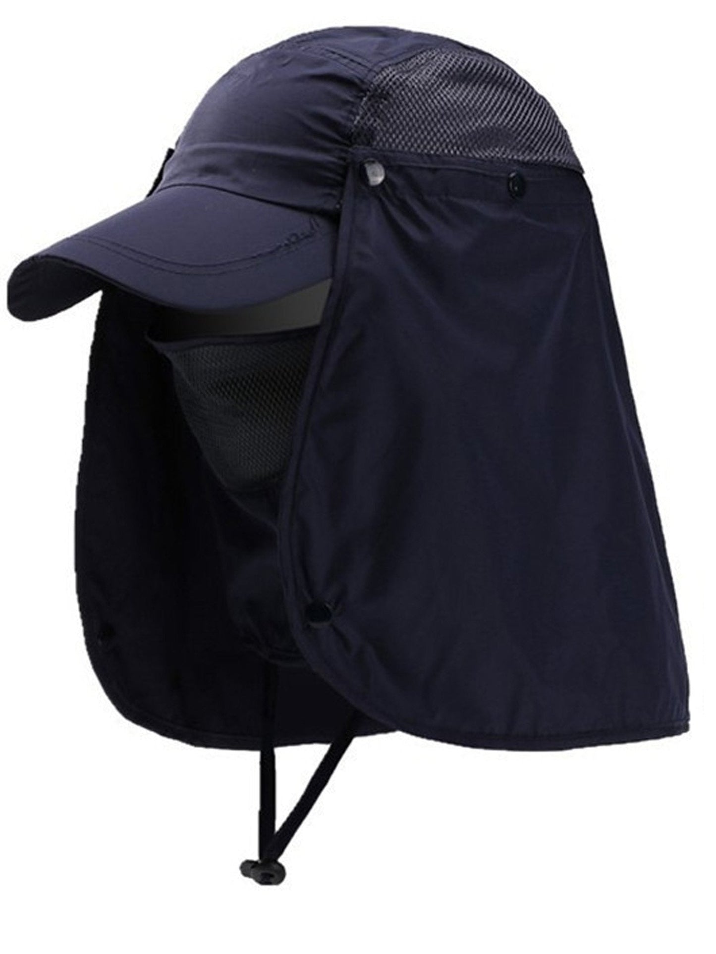 Women & Men Outdoor Sun Hat UV Protection Fishing Hiking Caps with Face Neck Flap Cover UPF 50+